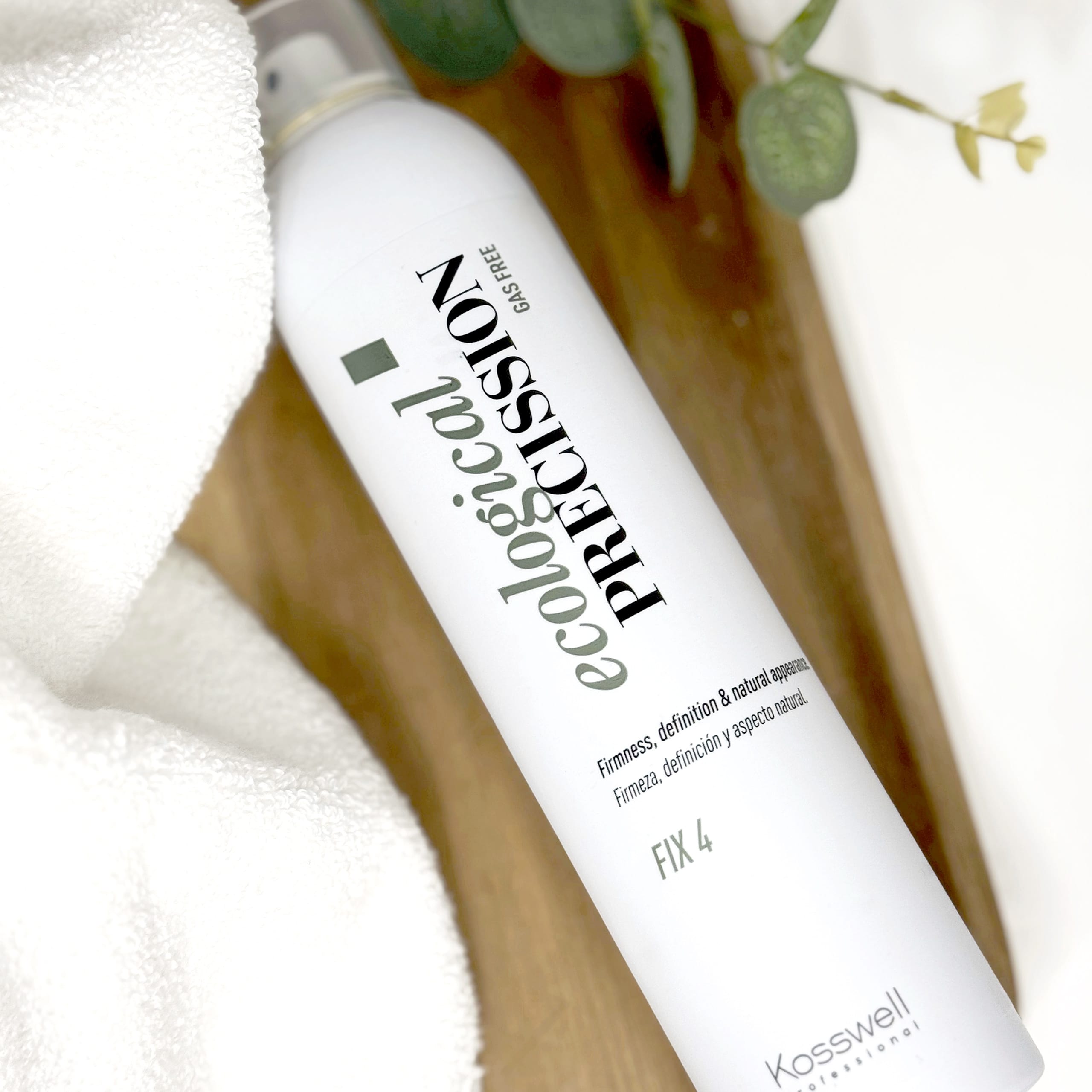 Kosswell Ecological Precission 300 ml, mocny lakier do włosów bez gazu – zdjęcie dodatkowe