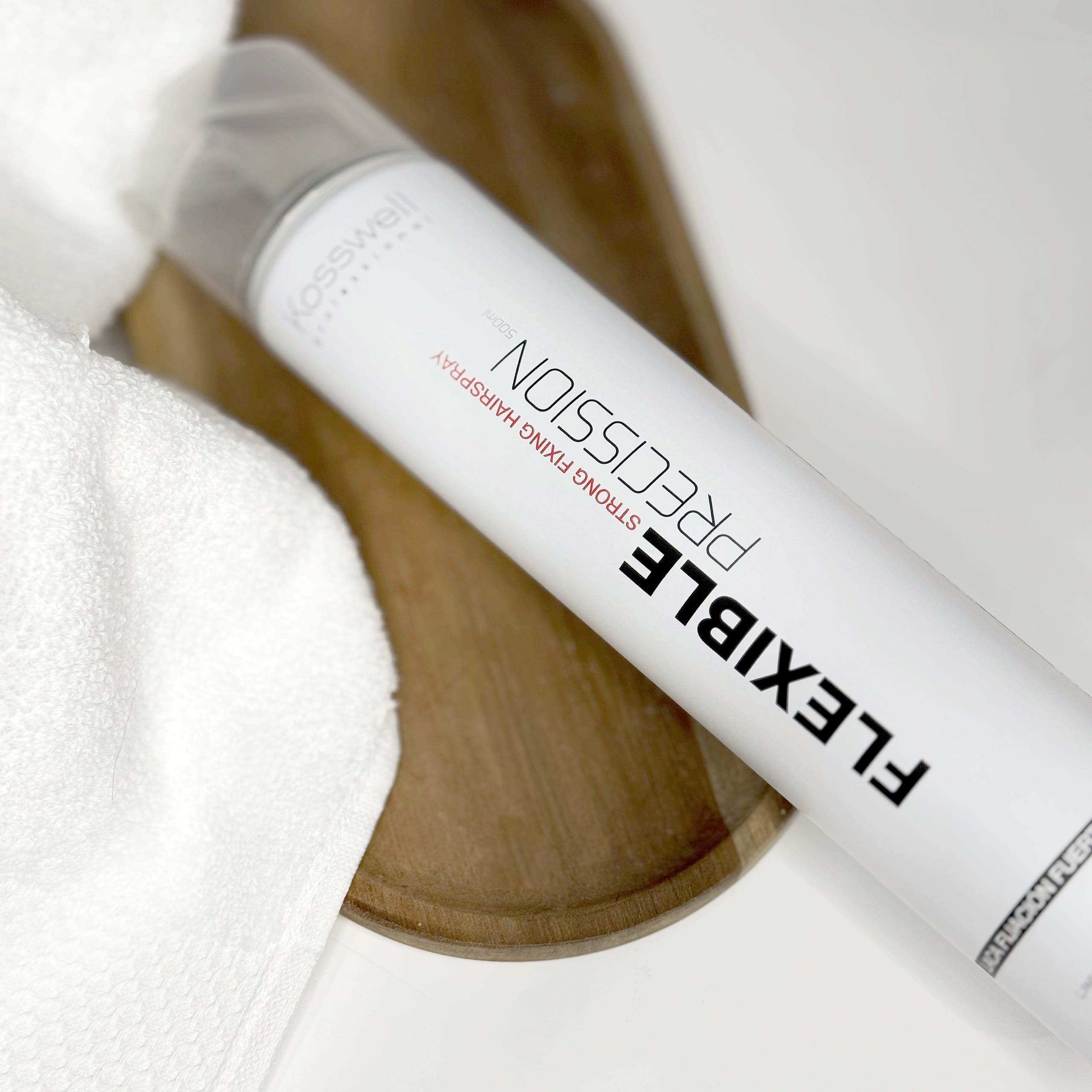Kosswell Flexible Precission 500 ml, lekki elastyczny lakier do włosów – zdjęcie dodatkowe