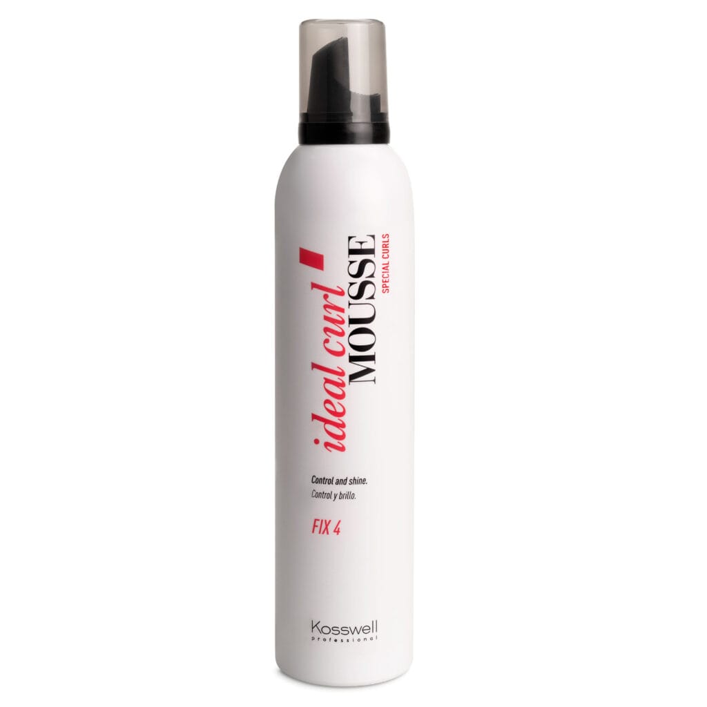 Kosswell Ideal Curl Mousse 300 ml, mocna pianka do włosów kręconych