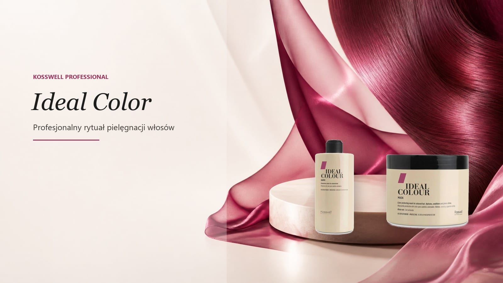 Ideal Color Kosswell Professional – pielęgnacja włosów farbowanych