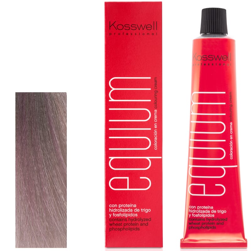 Kosswell Equium 10.21 Ekstra jasny blond opalizujący popielaty 60 ml – farba do włosów